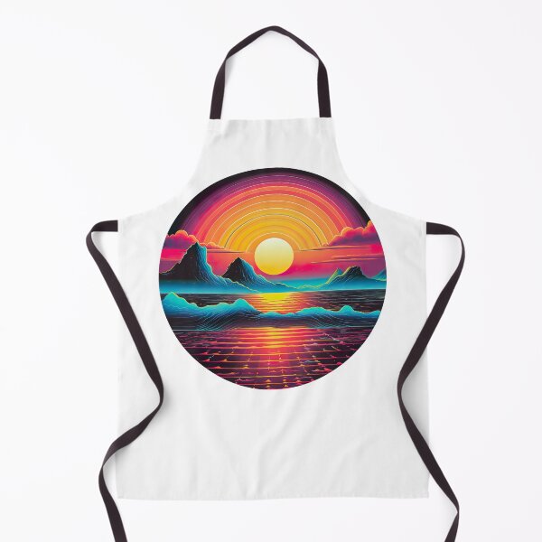 Artikelvorschau, Retro Sonnenuntergänge und alte Computergrafiken entworfen und verkauft von InkCreato.