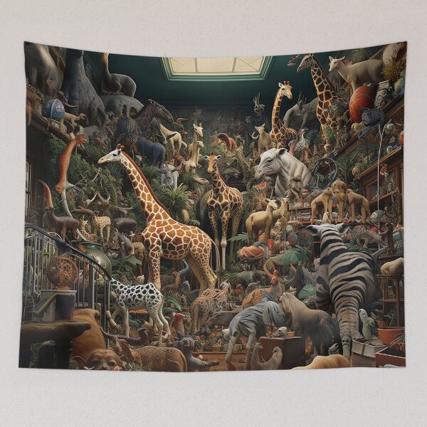 Artikelvorschau, Maximalistischer Zoo entworfen und verkauft von DesignArtique.