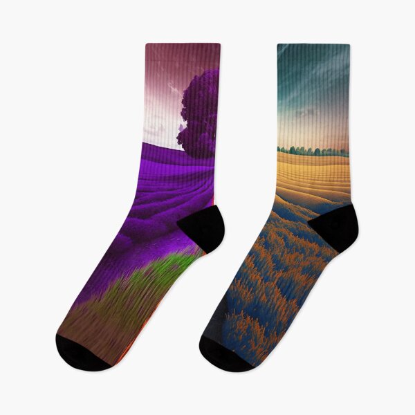 Item preview, colorful landscape designed and sold by Art91design.