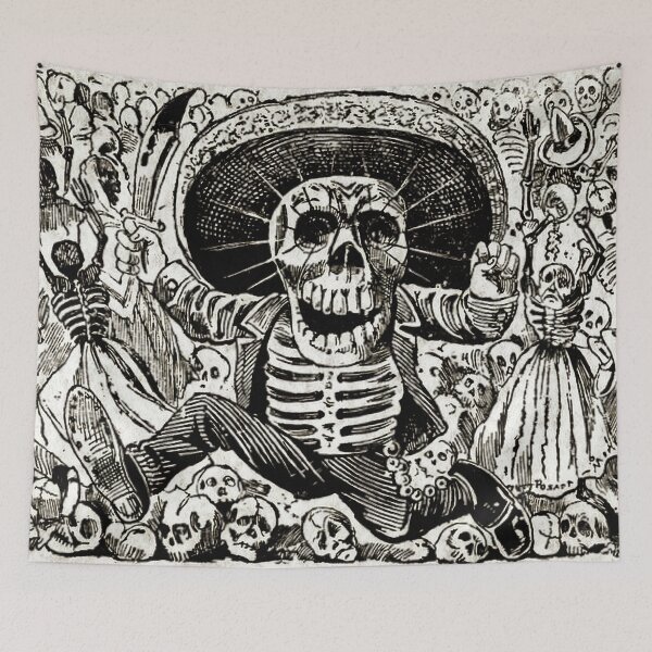 Item preview, José Guadalupe Posada, Calavera Oaxaqueña, 1903 designed and sold by BossyCatHome.