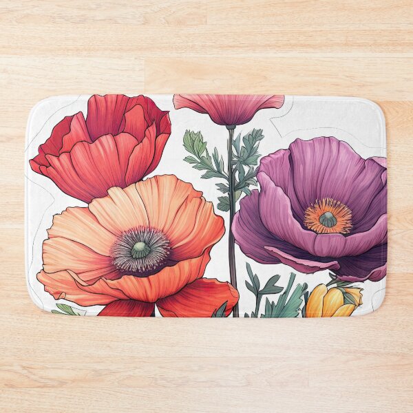 Item preview, Colored flowers designed and sold by abmkf.