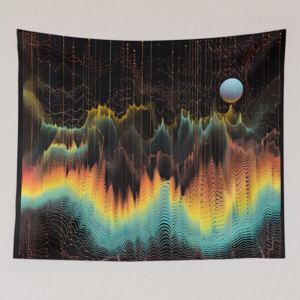 Item preview, "Oscilloscope Analog Pattern in the 70s" designed and sold by Art-Vortex-fr.