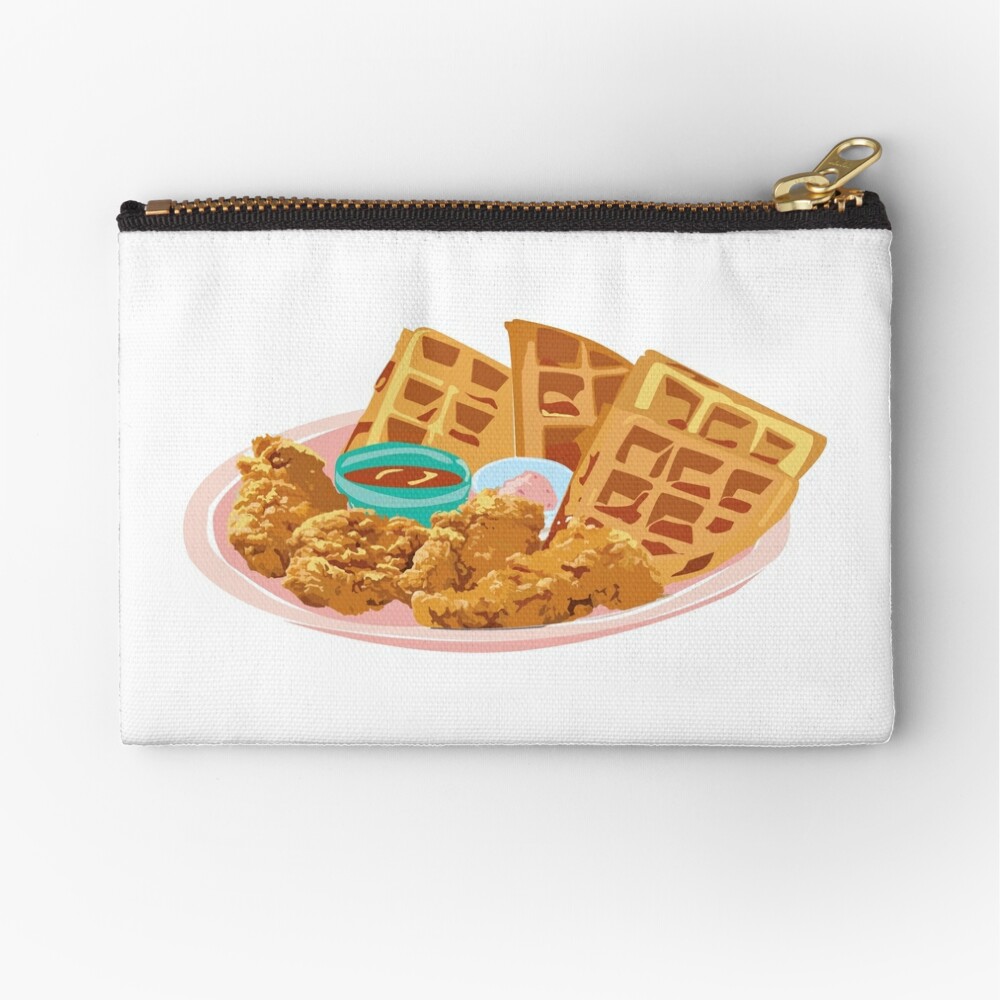 Waffle with syrup and butter. : r/Beading