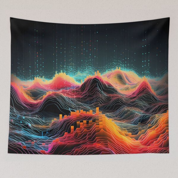 Item preview, "Oscilloscope Analog Pattern in the 70s" designed and sold by Art-Vortex-fr.