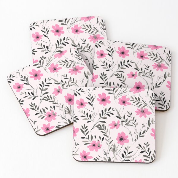 Item preview, Pink floral designed and sold by sakurashorty.