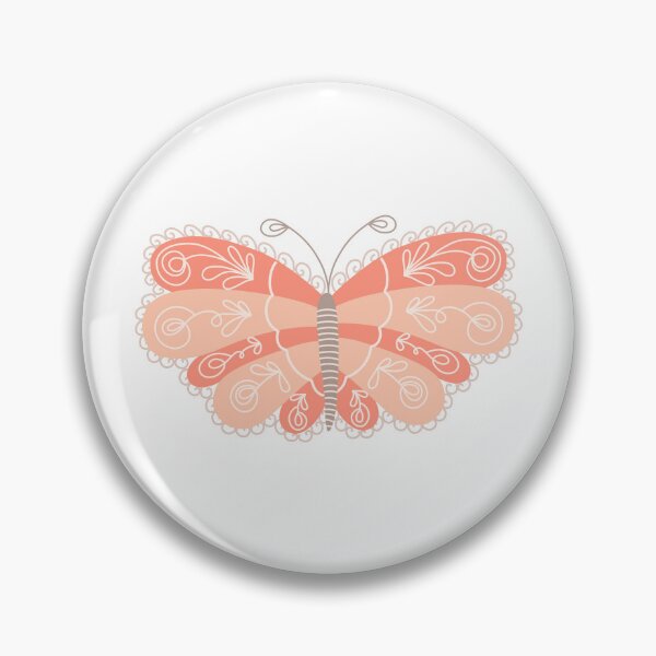 Item preview, Decorative Butterfly in Peach Coral designed and sold by Nicola-Rowe.