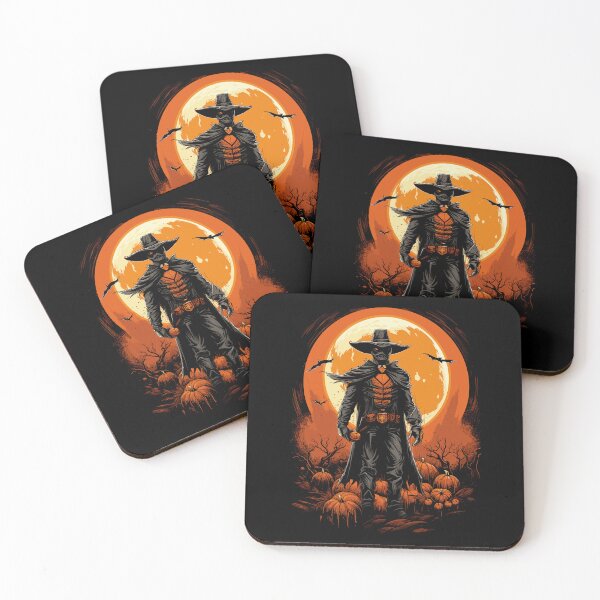 Item preview, Spooky Cowboy Halloween Scary Sheriff Costume designed and sold by NoLimit-Merica.