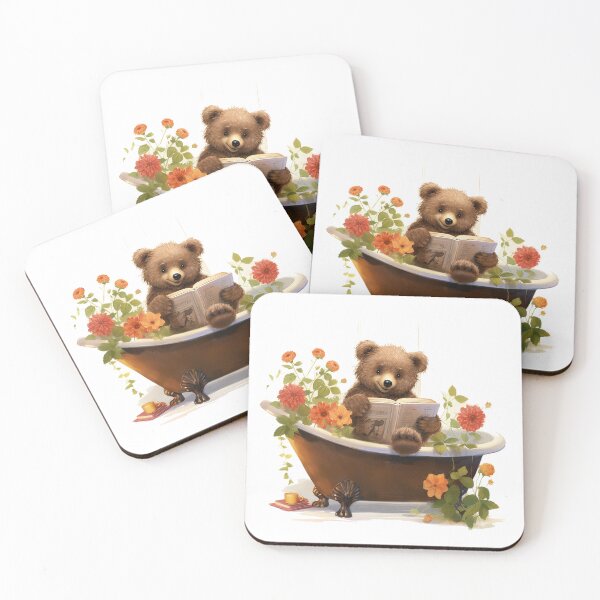 Item preview, Cool Bear Reading Book designed and sold by DesignArtique.
