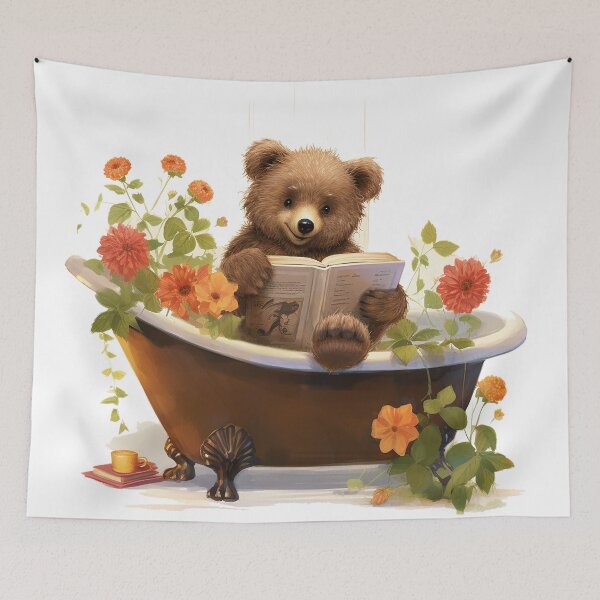 Item preview, Cool Bear Reading Book designed and sold by DesignArtique.