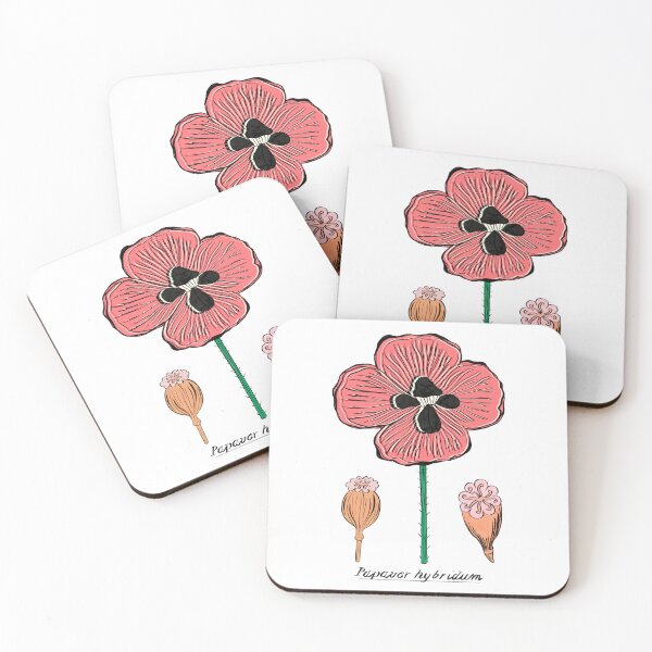 Item preview, papaver hybridum designed and sold by sweetgrenadine.