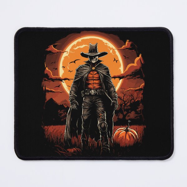 Item preview, Spooky Cowboy Halloween Scary Sheriff Costume designed and sold by NoLimit-Merica.