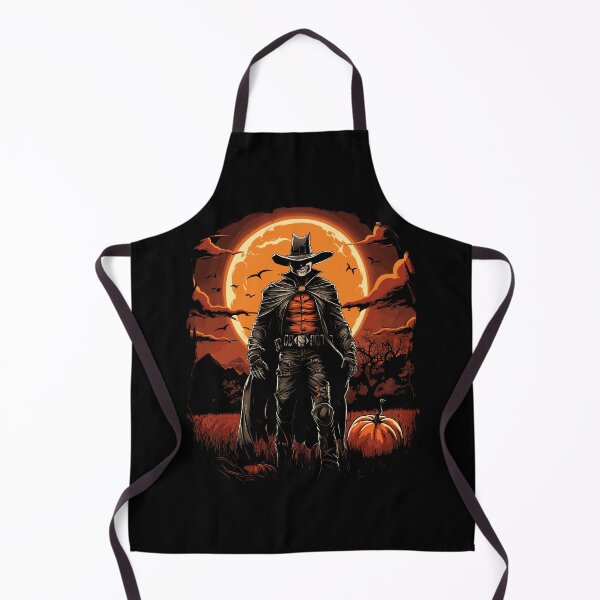 Item preview, Spooky Cowboy Halloween Scary Sheriff Costume designed and sold by NoLimit-Merica.