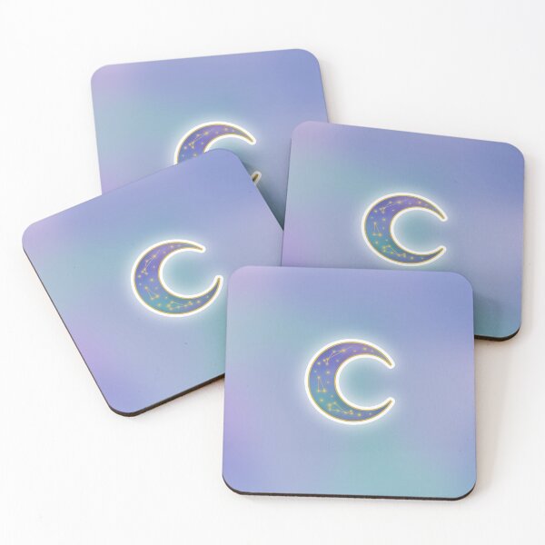 Item preview, Moon Star Constellation Watercolor with Backround designed and sold by Saltycurrent1.