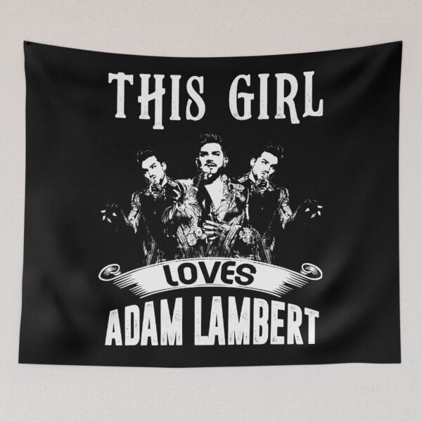 Item preview, THIS GIRL LOVES ADAM LAMBERT designed and sold by KerryInsideOut.