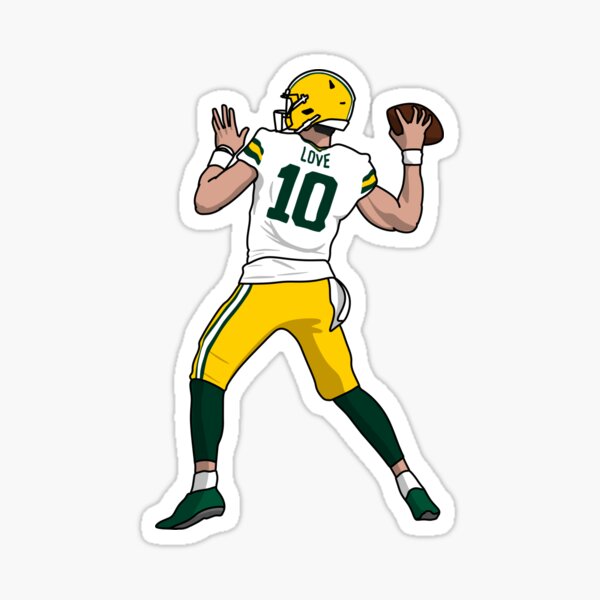 Packers #10 Jordan Love Sport Frame Print