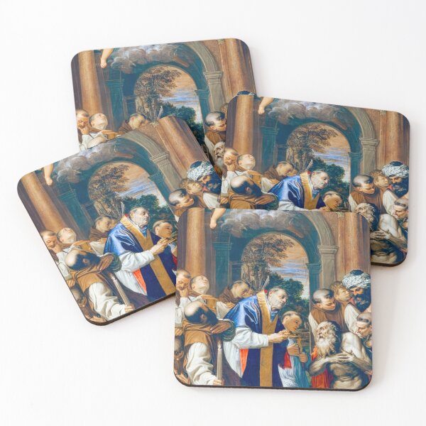 Item preview, Reproduction "Last Communion St. Jerome" Agostino Carracci  designed and sold by TheSoulOfArt.