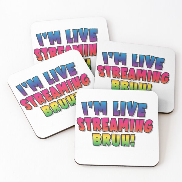 Item preview, Live Streaming Bruh! - Gift for Live streamer - Airbrush Graffiti style designed and sold by TaraGbear.
