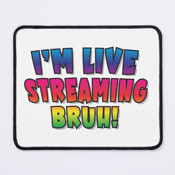 Item preview, Live Streaming Bruh! - Gift for Live streamer - Airbrush Graffiti style designed and sold by TaraGbear.