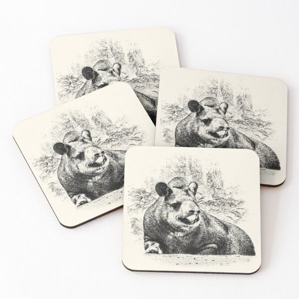 Item preview, Smiling tapir designed and sold by Guardi71.