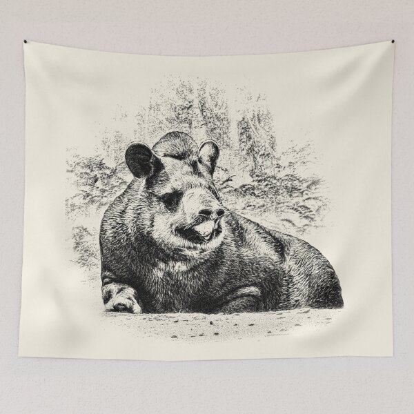 Item preview, Smiling tapir designed and sold by Guardi71.
