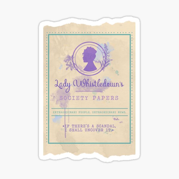 Aperçu de l'œuvre Lady Whistledown's créée et vendue par Bloom-of-May.