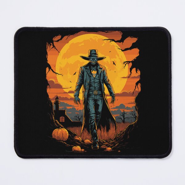 Item preview, Spooky Cowboy Halloween Scary Sheriff Costume designed and sold by NoLimit-Merica.