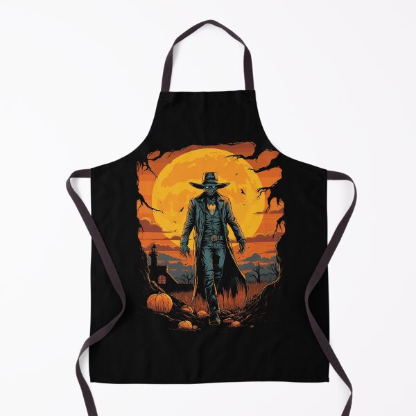 Item preview, Spooky Cowboy Halloween Scary Sheriff Costume designed and sold by NoLimit-Merica.