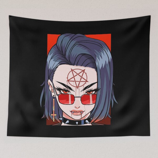 Item preview, Sexy Vampire Fangs Satanic Monster Pentagram BDSM Halloween 666 designed and sold by Nosek1ng.