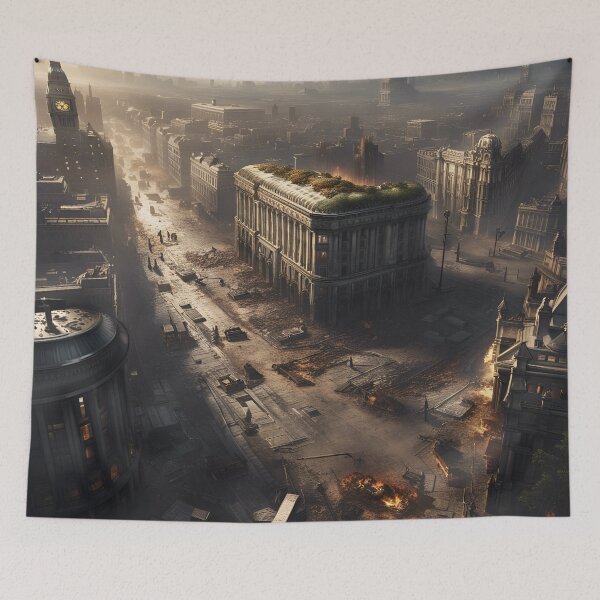 Item preview, Post-Apocalyptic Cityscape designed and sold by Mr-Saxon.