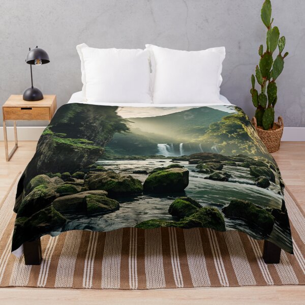 Item preview, Waterfall in Jungles 1 designed and sold by Art by Lilia.