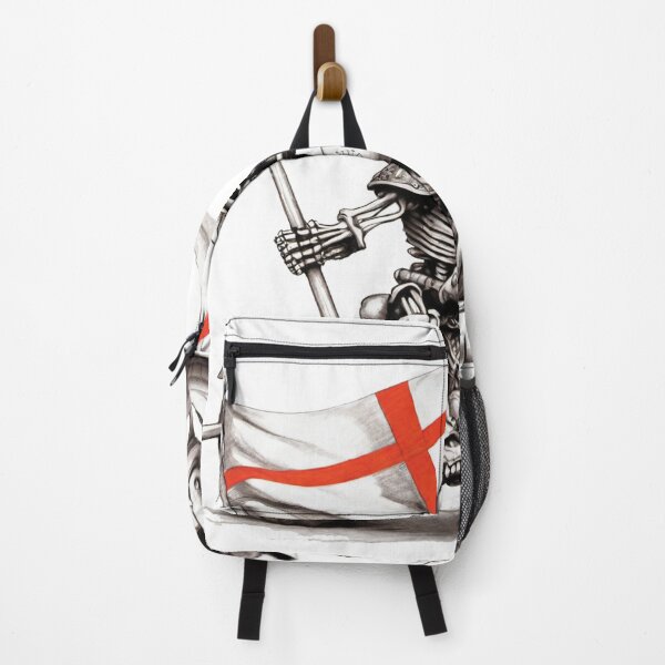 Item preview, Skull in Viking helmet with England flag designed and sold by Elegant Edge.