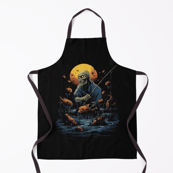 Item preview, Haunted Fishing Trip Spooky Halloween Angler designed and sold by NoLimit-Merica.