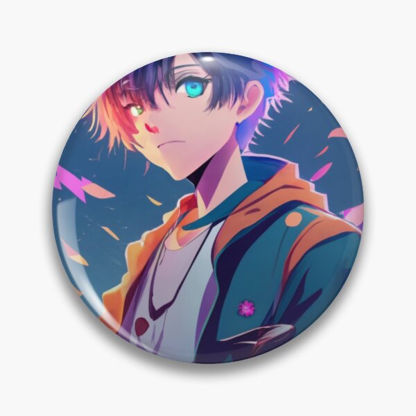 Item preview, "Neon Dreams; Innocence of an Anime Boy" Premium T-Shirt Designs designed and sold by AyushAIImage01.