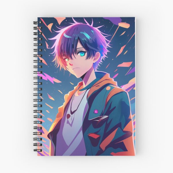Item preview,  "Neon Dreams; Innocence of an Anime Boy" Premium T-Shirt Designs  designed and sold by AyushAIImage01.