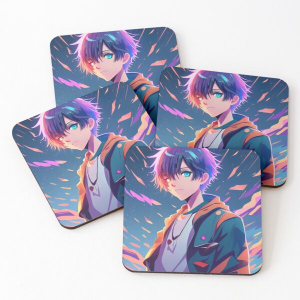 Item preview,  "Neon Dreams; Innocence of an Anime Boy" Premium T-Shirt Designs  designed and sold by AyushAIImage01.