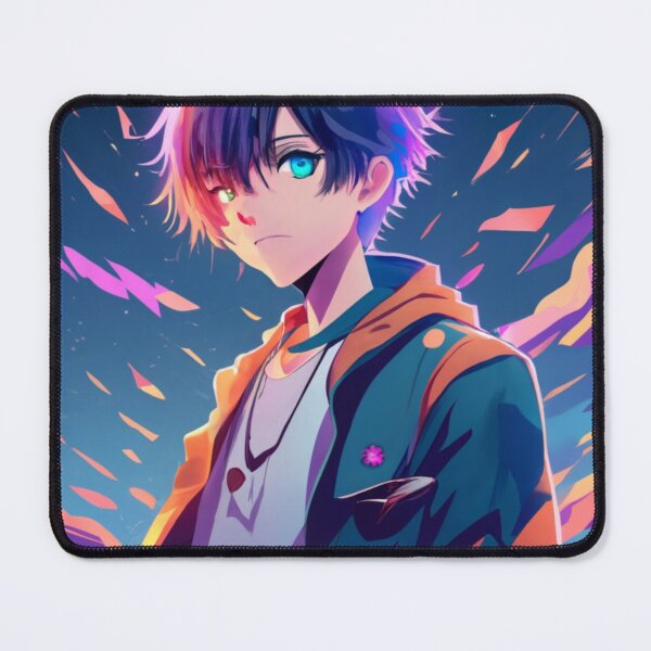 Item preview, "Neon Dreams; Innocence of an Anime Boy" Premium T-Shirt Designs designed and sold by AyushAIImage01.