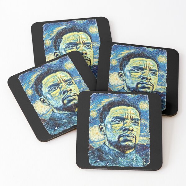 Item preview, Chadwick boseman Van Gogh Style designed and sold by ElenaDenesik.