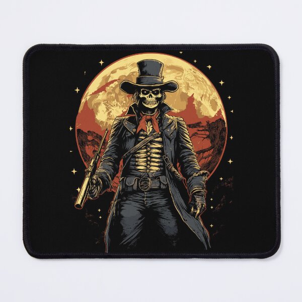 Item preview, Spooky Cowboy Halloween Scary Sheriff Costume designed and sold by NoLimit-Merica.