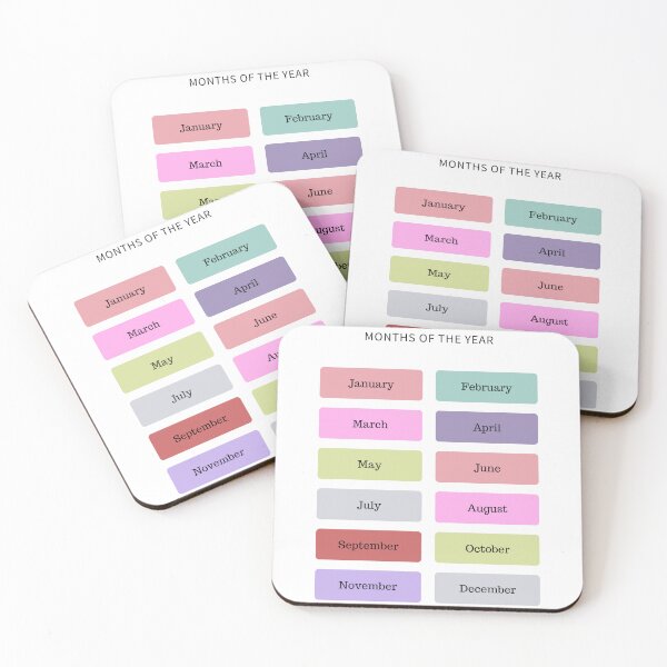 Item preview, English Months designed and sold by shestiger.