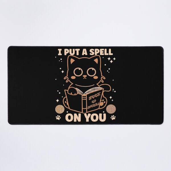 Item preview, I Put a Spell on You| Spooky and Cute Magical Black Cat - Black designed and sold by PearlMoonGrapes.