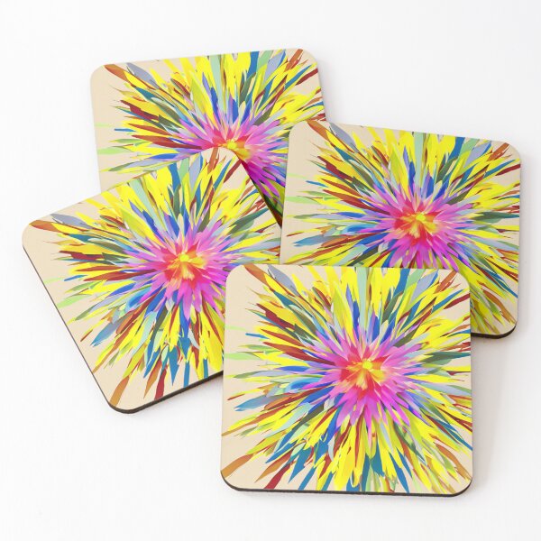 Item preview, Exploding colors on sand color designed and sold by Photopat.