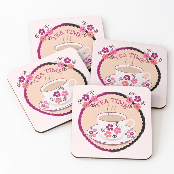 Item preview, Tea Time Hibiscus Flower Floral Mug Design designed and sold by Isma Saleem.
