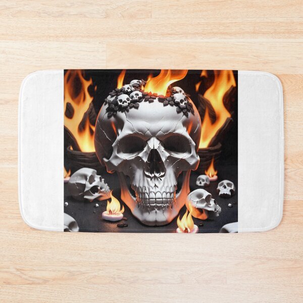 Item preview, Flaming Skulls designed and sold by Everythingstakn.