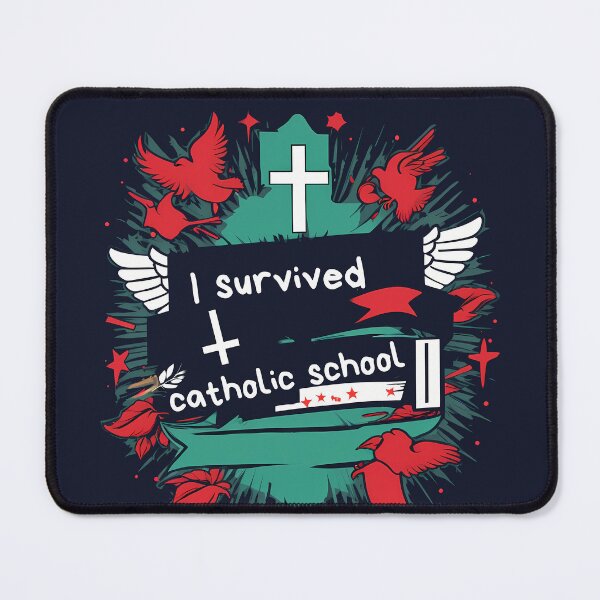 Item preview, I survived catholic school catholic school designed and sold by TaevasDesign.