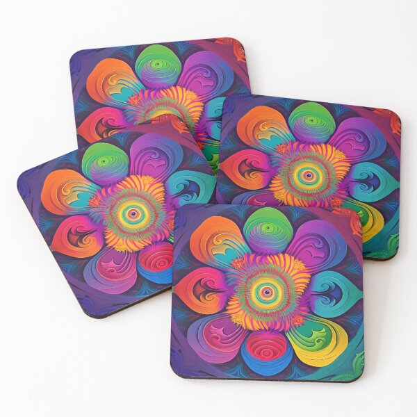 Item preview, psychedelic pattern designed and sold by DRAGONFIASCO.