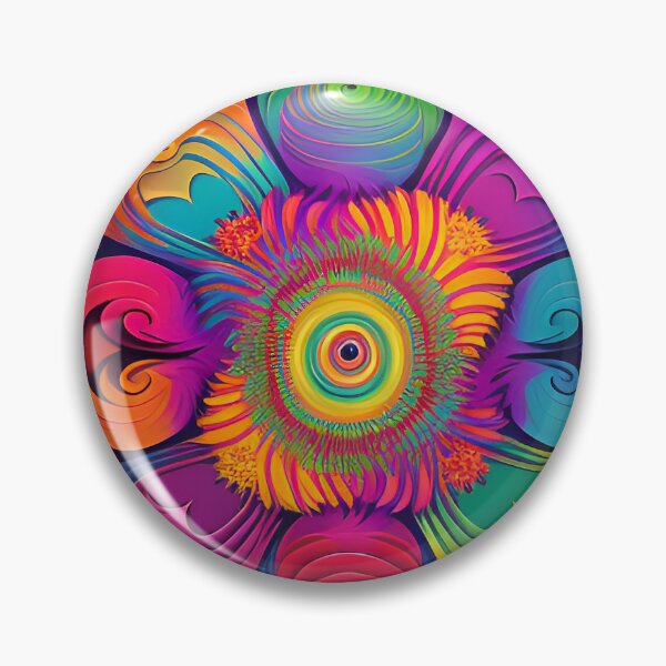 Item preview, psychedelic pattern designed and sold by DRAGONFIASCO.