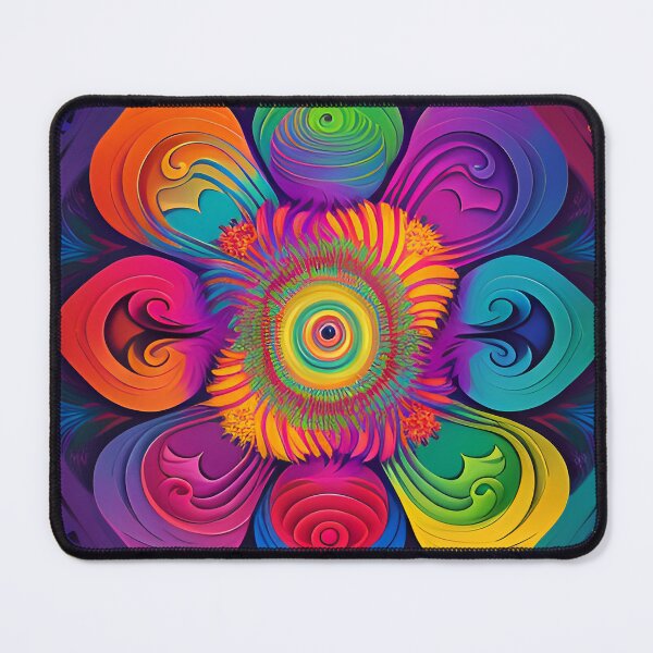 Item preview, psychedelic pattern designed and sold by DRAGONFIASCO.