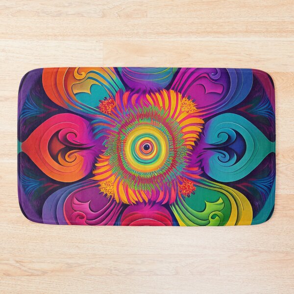 Item preview, psychedelic pattern designed and sold by DRAGONFIASCO.
