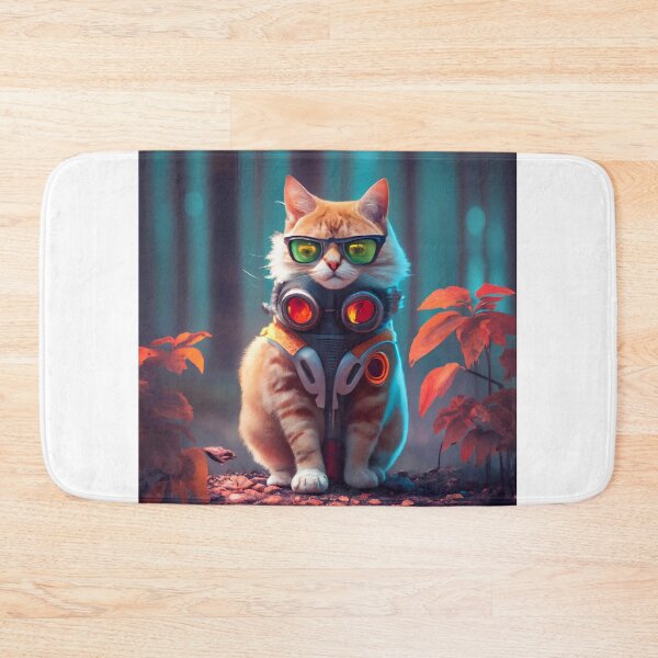 Item preview, The Terminator Cat designed and sold by SabyDigitalArt.
