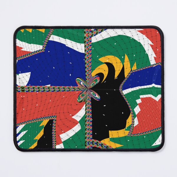 Item preview, Attractive original abstract geometric artwork, inspired by the South African flag in a vintage style. designed and sold by Ralek.